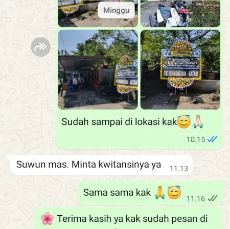 Pengiriman Papan Bunga Duka Balekambang